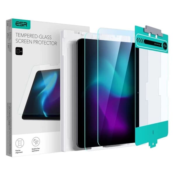 ESR iPad Pro 11" 2024, skærmbeskytter i hærdet glas, 2-pak