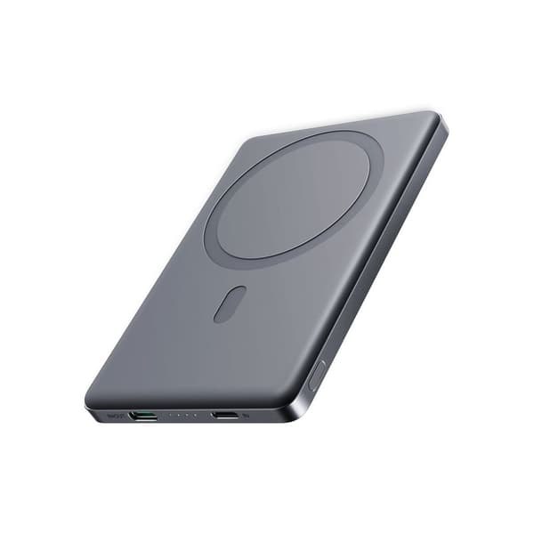 Joyroom 20 W ultratynn 9,2 mm magnetisk trådløs kraftbank i aluminium 5000mAh