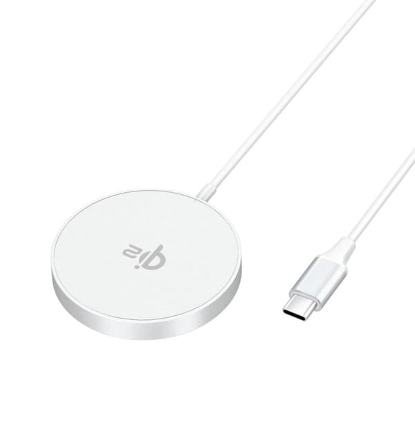 Sign Qi2 USB-C trådløs lader med MagSafe 15W - Hvit