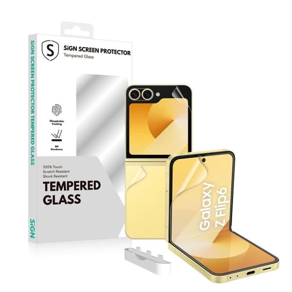 SiGN Ultra-ohut TPU-näytönsuoja Samsung Galaxy Z Flip 6:lle