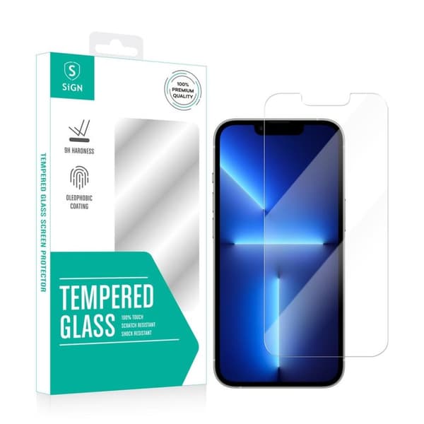 SiGN Skærmbeskytter i hærdet glas til iPhone 13 Pro Max