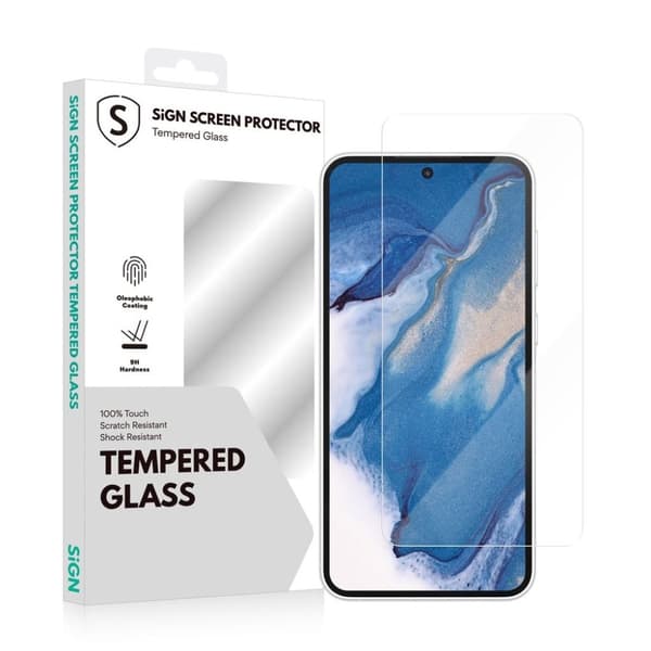 SiGN 2.5D skjermbeskytter i herdet glass til Samsung Galaxy S24 FE 5G