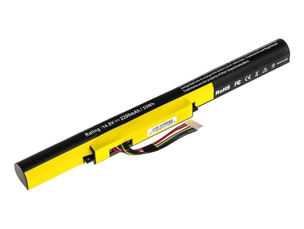 Vihreäkennoinen akku Lenovo IdeaPad P500, Z510 jne. 2200mAh, 14.4V