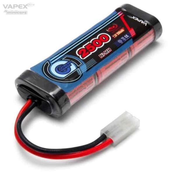 NiMH 7,2v 2500mAh Tamiya-stik