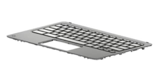 HP Top Cover Grå med tangentbord - Nordic