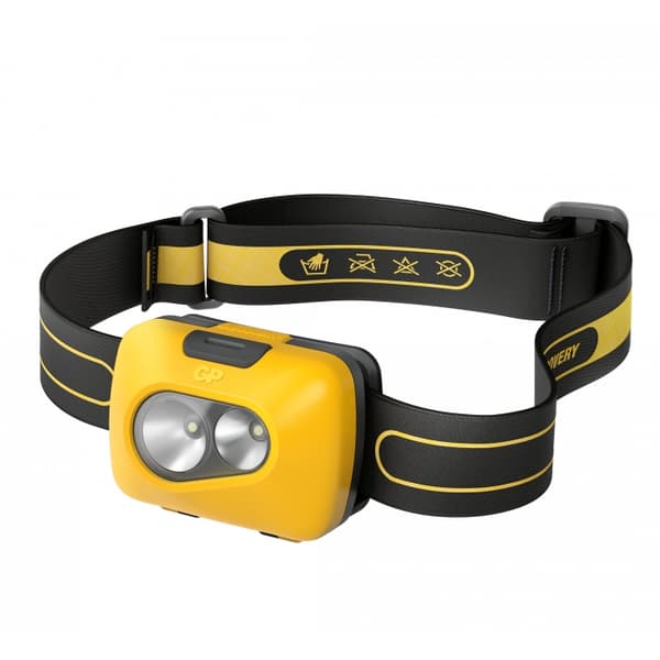 Forlygte GP CH42 Discovery 100lumen Sort, Gul