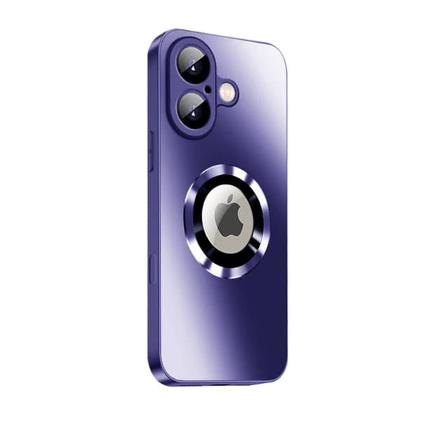 SiGN Magnetic Cover iPhone 16 med linsebeskyttelse og logovisning - Lilla