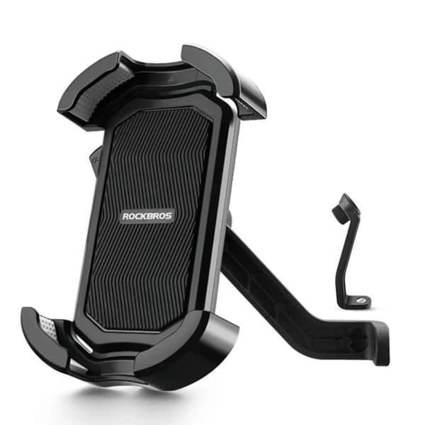 Rockbros Motorsykkel Speil Telefonholder - Svart