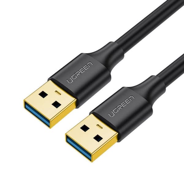 Ugreen USB-A (hann) til USB-A (hann) 3.2 Gen 1, 1 m - svart
