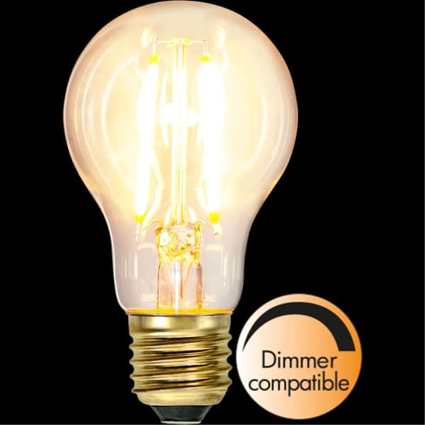 LED-lampe E27 A60 blød glød dæmpbar 7W 2100K 700 lumen