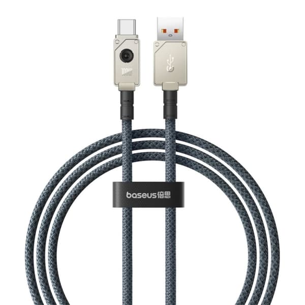 Baseus hurtigopladningsdatakabel USB til USB-C, 100W, 1m - Hvid