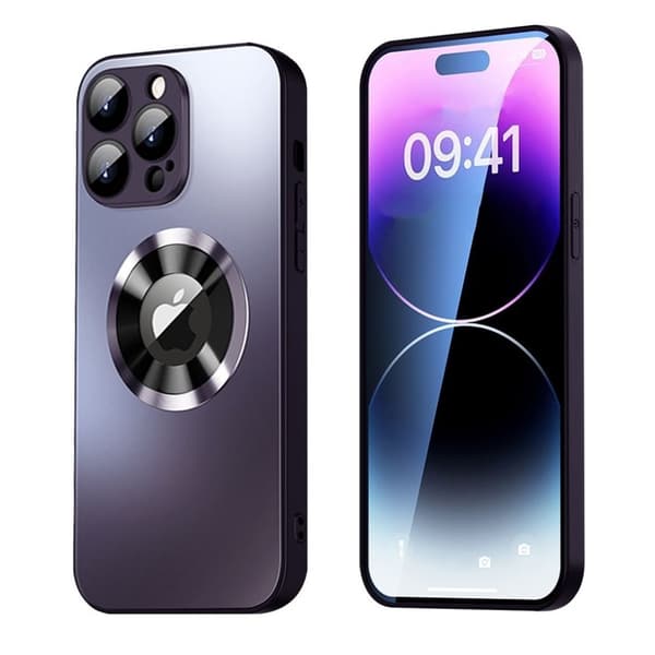 SiGN Magneettinen kotelo iPhone 15 Pro linssisuojalla ja logonäkymällä - musta