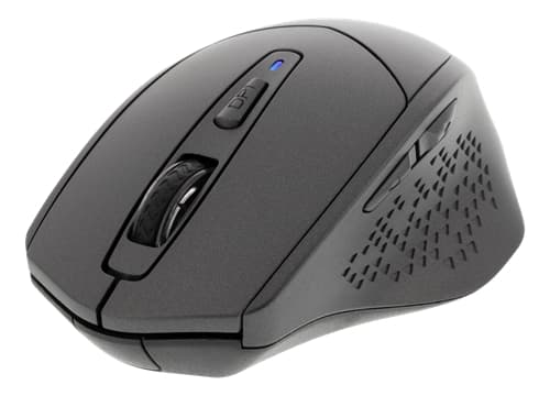 DELTACO Silent Bluetooth Mouse, 800-1600 DPI - Mörkgrå