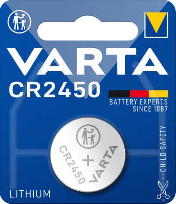 VARTA Lithium Coin knapcelle batteri CR2450