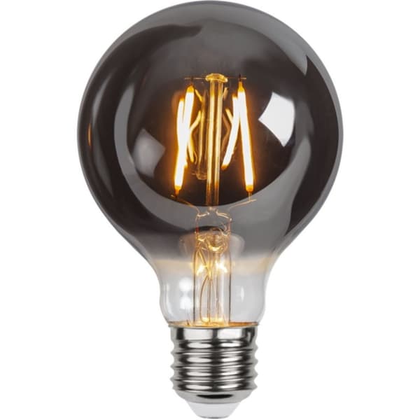 LED-lampa E27 G80 rökt glas 1,8W 2100K 80 lumen