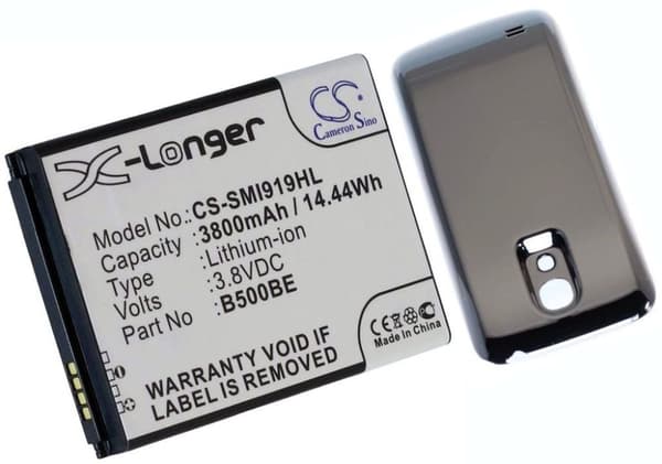 Akku Samsung Galaxy S4 mini / GT-I9190 mfl vaihtoakku 3800 mAh