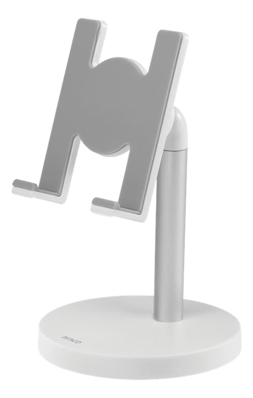 DELTACO bordholder til smartphones og tablets - hvid Hvid