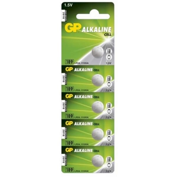 389 / 390 / AG10 / LR54 / LR1130 5-pak GP