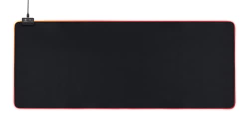 Deltaco Gaming RGB Gaming musmatta, 90x36cm - Svart
