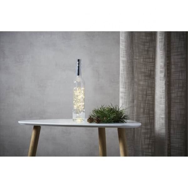 LED LYS STRIP DAGGDROP / 40 LED / 2,0 M / BATTERI / TIMER
