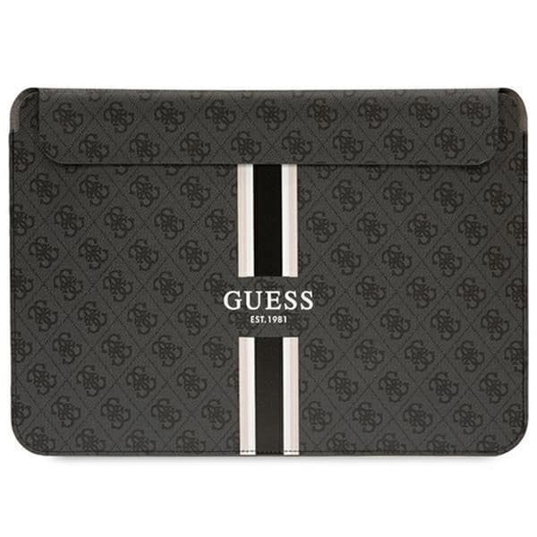 Guess laptopveske 14" Printed Stripes - Svart