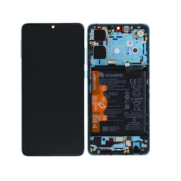 Huawei P30 LCD-skjerm - Aurora Blue