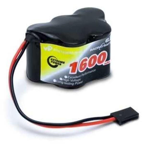 VAPEX vastaanottimen akku NiMH 6.0V 1600mAh Futuba liitin