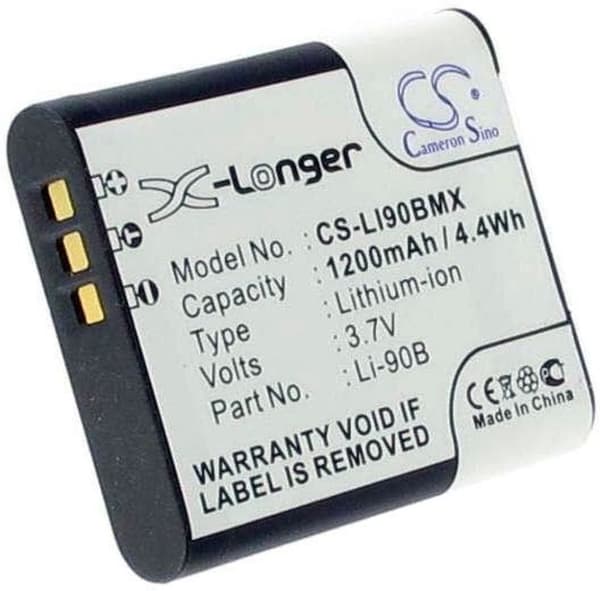 Batteri for LI-90B erstatningsbatteri