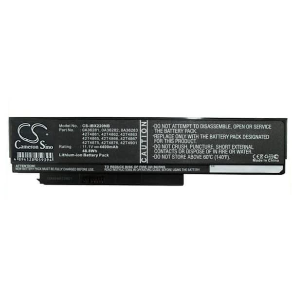 Batteri til Lenovo ThinkPad X220, X230 osv. 4400mAh, 11,1V