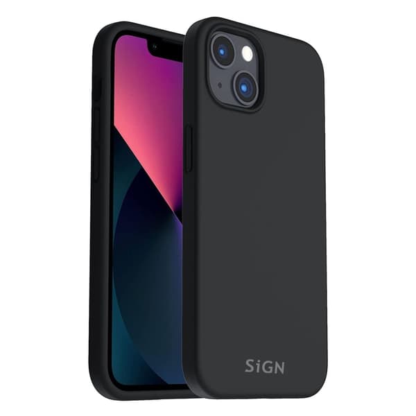 SiGN Liquid Silikone Cover til iPhone 14 Plus - Sort