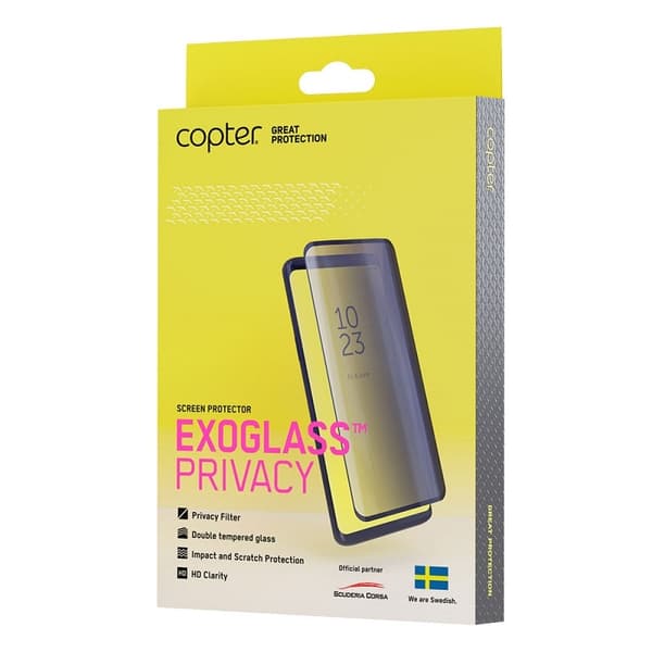 Copter Privacy Glass Skærmbeskytter til iPhone 12 / 12 Pro
