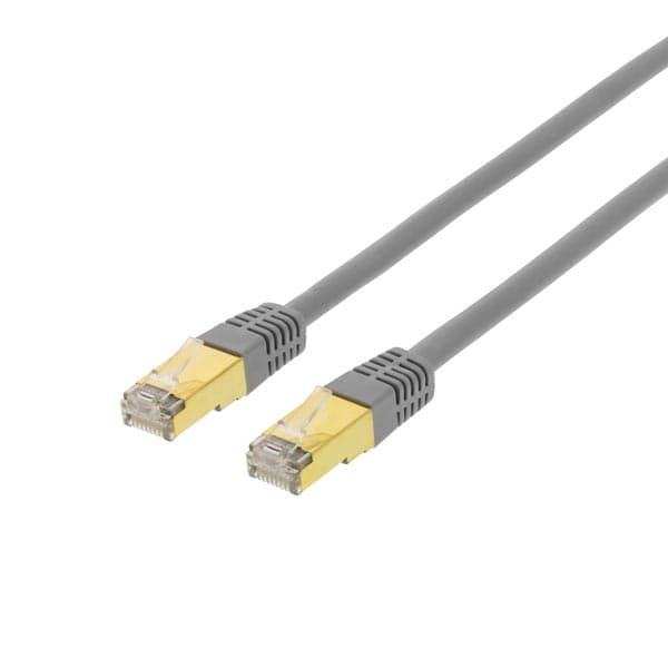 Cat7 S/FTP Nätverkskabel Cat7 S/FTP RJ45 grå 1M