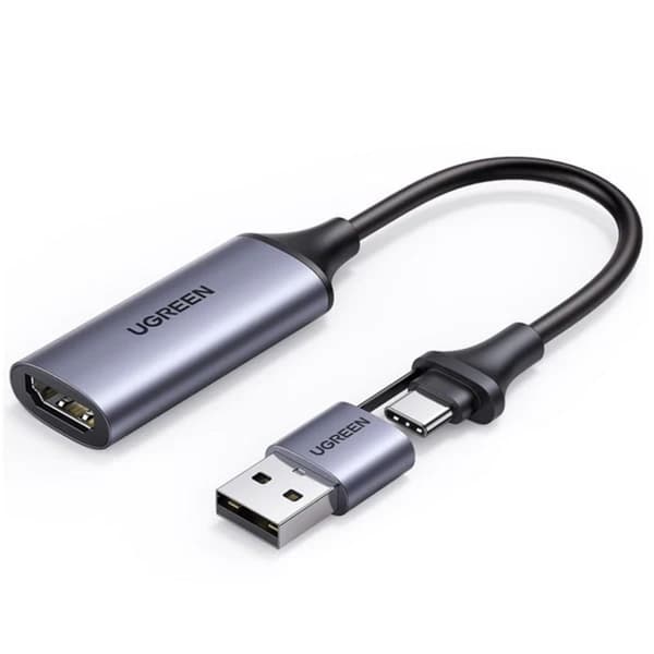 Ugrøn USB-A / USB-C til HDMI-adapter
