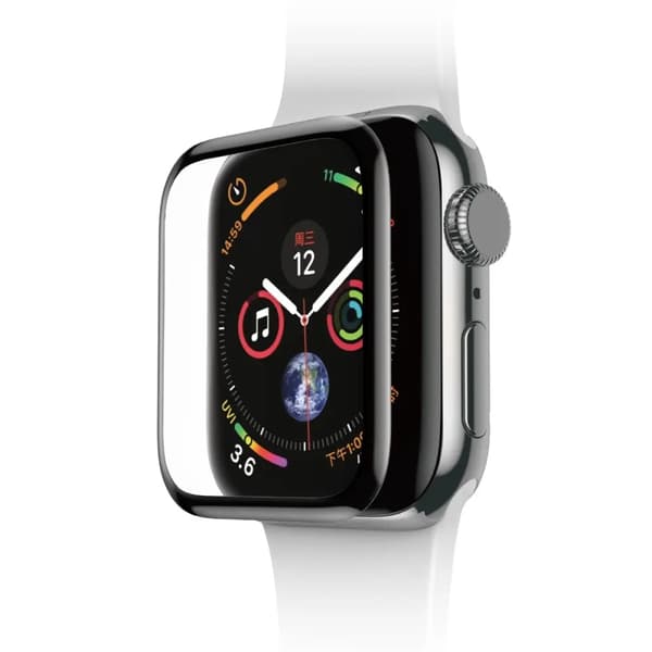 SIGN Full Cover -näytönsuoja Apple Watch 4/5/6/SE 44mm - musta
