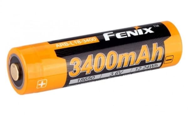 18650 Li-ion 3400mah genopladelig