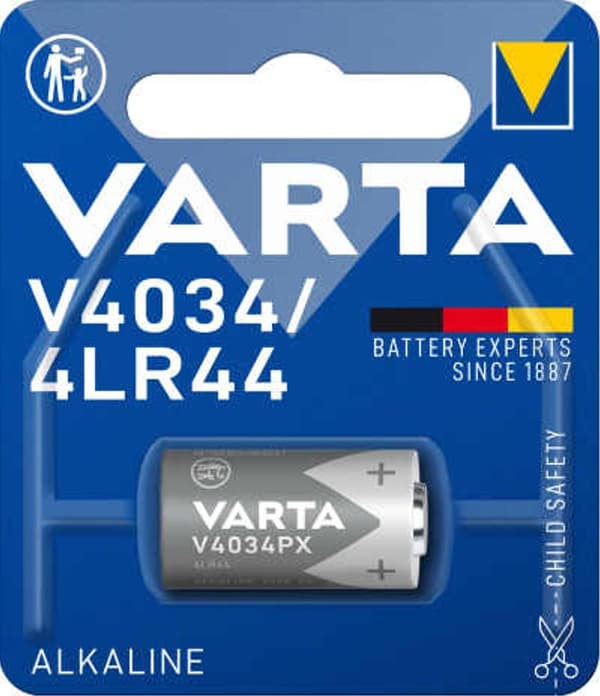 VARTA alkaliparisto V4034 / 4LR44, 6V