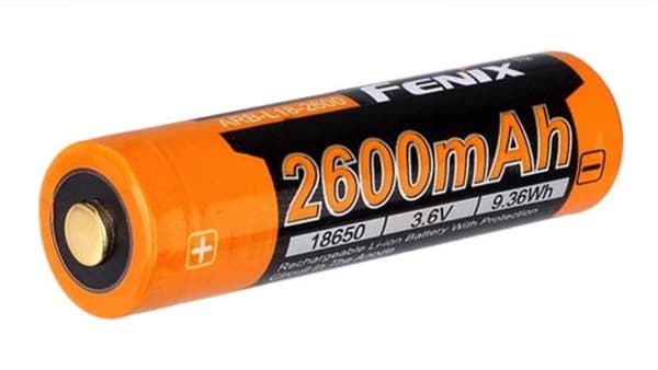18650 Li-ion 2600mah genopladelig