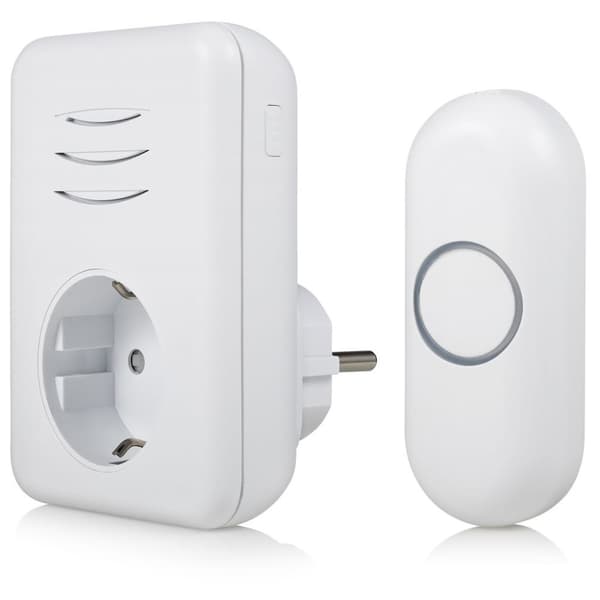 Byron Wireless Doorbell Plug-in 230V - Hvid