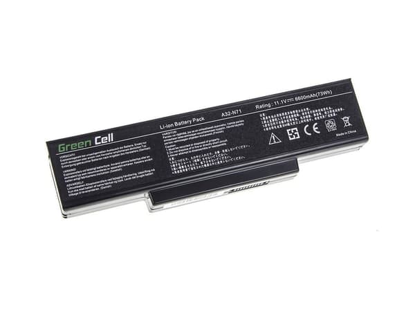 Batteri for Asus A32-K72, 11,1V, 6600mAh