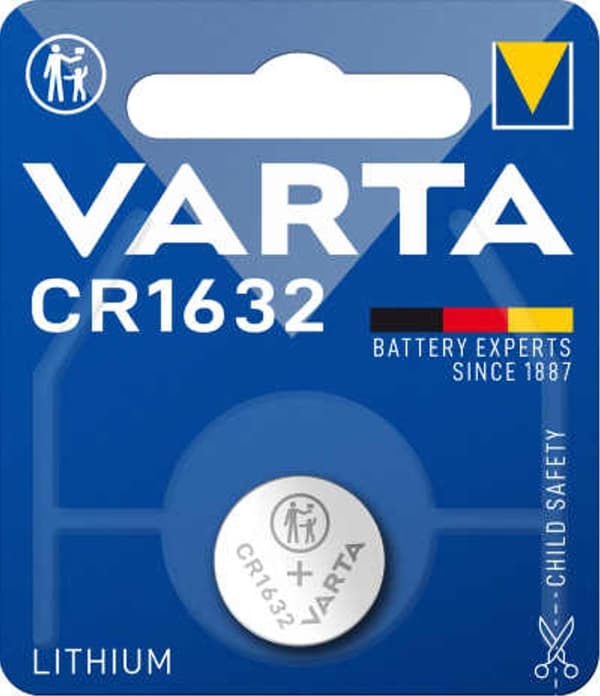 VARTA Lithium Coin knappcellebatteri CR1632