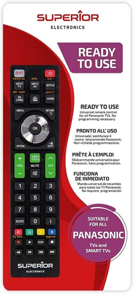 Universal fjernkontroll Panasonic Sort