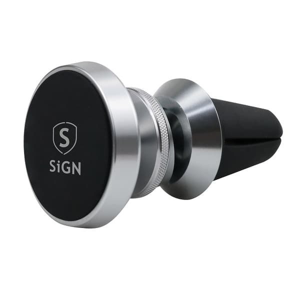 SiGN Magnetisk Mobiltelefon Holder Bil - Sølv