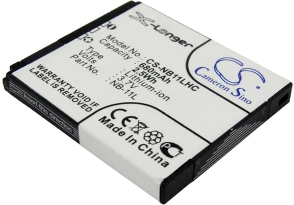 Batteri til Canon ELPH 110 HS mm