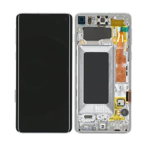 Samsung Galaxy S10 LCD-näyttö - hopea