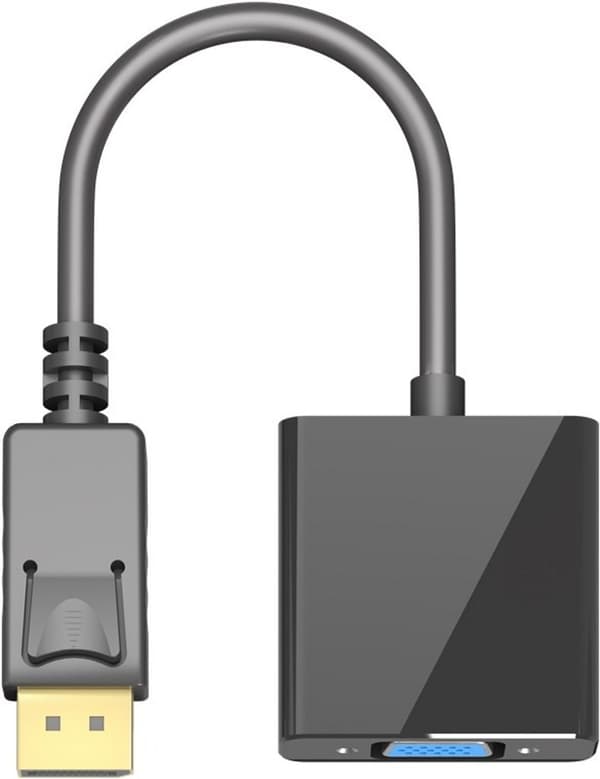 Goobay DisplayPort til VGA Adapter 0,2 m - Svart