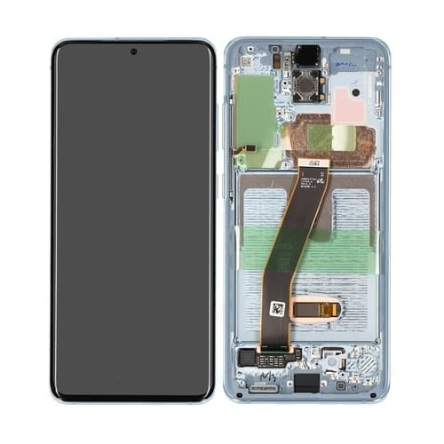 Samsung Galaxy S20-skjerm med LCD-skjerm - Blå