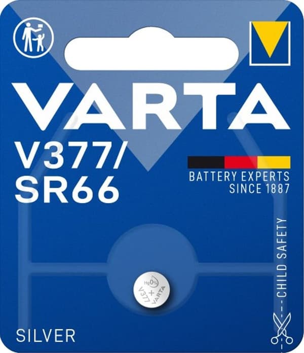 VARTA Silver Coin knapcelle batteri V377 / SR66