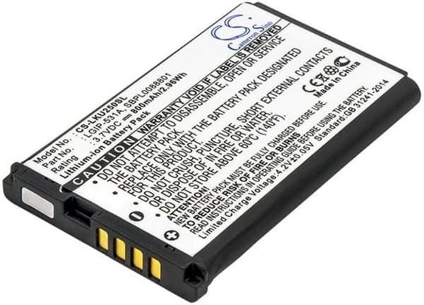 Batteri til LG A100 Amigo etc