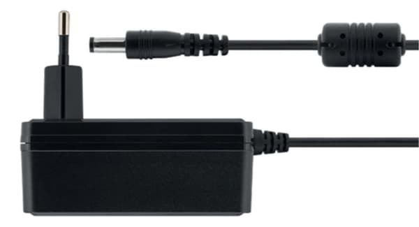 DELTACO Verkkosovitin, 100-240V AC 50-60Hz - 12V DC, 3A, 1,5m - musta