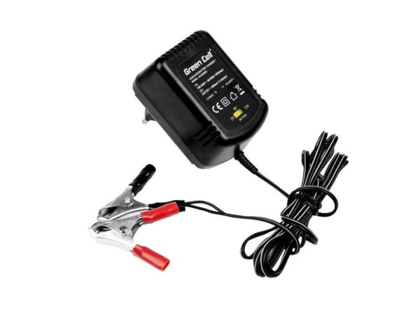 Grøn celle batterioplader til AGM, gel og blysyre 2V / 6V / 12V (0,6A)